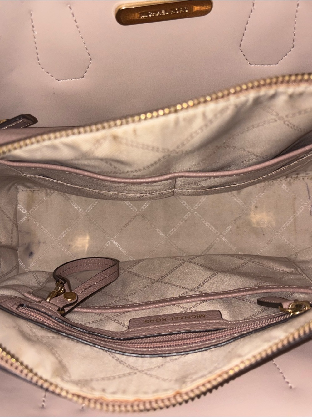 Michael Kors Tri colored pink and cream shoulder bag - Picture 6 of 7